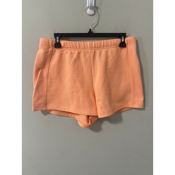 New Savage Fenty Neon Orange Shorts Size Medium - Picture 1 of 3